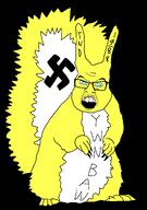 aryan blue_eyes gold natsoc subvariant:feralsquirrel swastika variant:feraljak yellow YWNBAW // 1443x2048 // 68KB