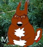 fat feraljak natural_background obese sitting tail // 750x824 // 989KB